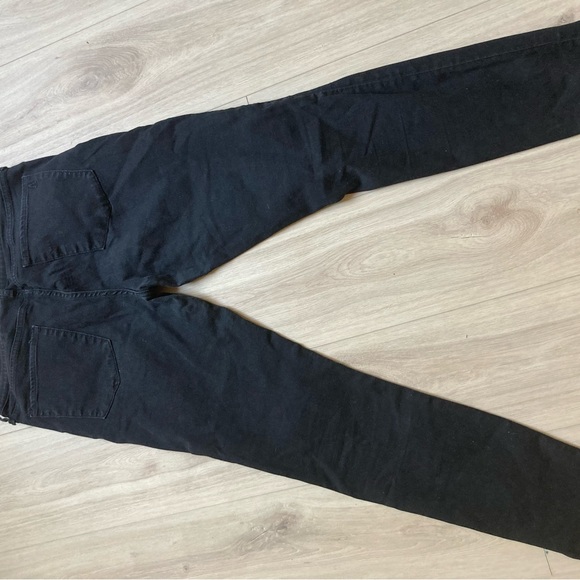 Articles of society womens distressed black stretch jeans size 32 - Picture 5 of 5